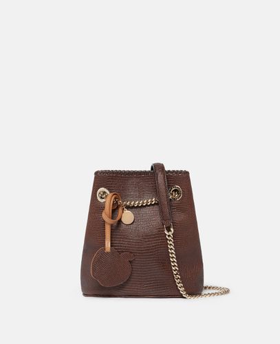 Bucket Bag Falabella mit Schuppenpraegung, Frau - Stella McCartney - Modalova