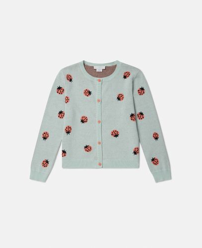 Ladybird Knitted Crewneck Cardigan, , Size: 2 - Stella McCartney - Modalova