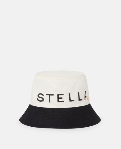 Einfarbige Kappe mit Logo, Frau, , Größe: 57 - Stella McCartney - Modalova