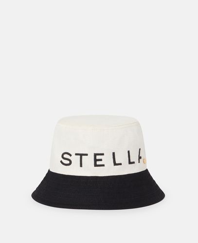 Einfarbige Kappe mit Logo, Frau, , Größe: 58 - Stella McCartney - Modalova