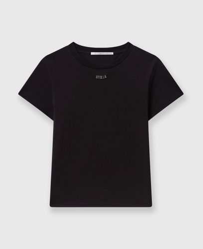 Logo Charm T-Shirt, Woman, , Size: M - Stella McCartney - Modalova