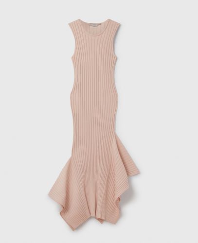 Maxikleid aus Strick mit Kick Flare Saum, Frau, , Größe: L - Stella McCartney - Modalova