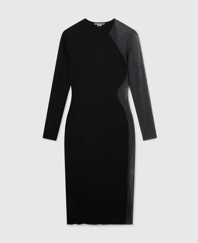 Langärmeliges Miracle Kleid aus kompaktem Gewebe, Frau, , Größe: S - Stella McCartney - Modalova