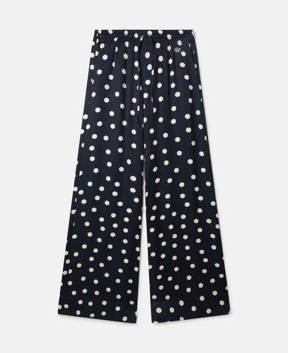 Polka Dot Wide-Leg Trousers, Woman, , Size: 46 - Stella McCartney - Modalova