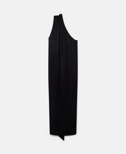 One-Shoulder-Maxikleid mit Schal, Frau, , Größe: 38 - Stella McCartney - Modalova