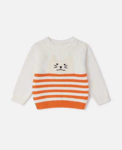 Cat Graphic Embroidered Jumper, , Size: 24m - Stella McCartney - Modalova