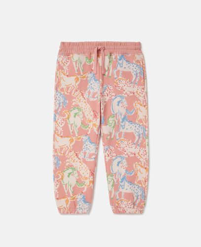 Horse Print Joggers, Woman, , Size: 3 - Stella McCartney - Modalova