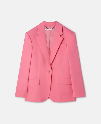 Einreihiger Blazer aus Wolle, Frau, , Größe: 38 - Stella McCartney - Modalova