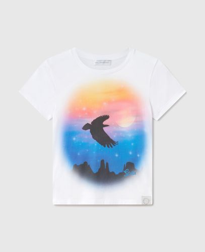 Baby T-Shirt mit Airbrush-Grafik, Frau, , Größe: S - Stella McCartney - Modalova