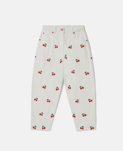 Cherry Embroidered Jeans, , Size: 12 - Stella McCartney - Modalova