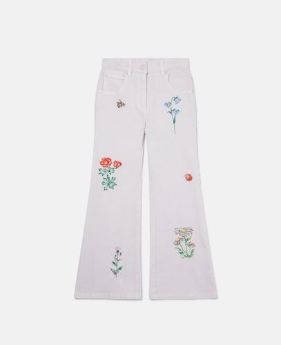 Flower Embroidered Jeans, , Size: 6 - Stella McCartney - Modalova