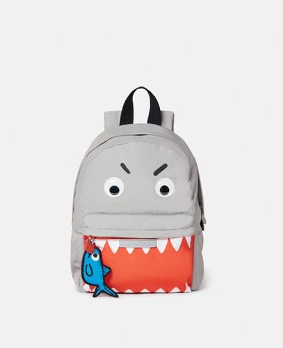 Shark Print Backpack, Woman - Stella McCartney - Modalova