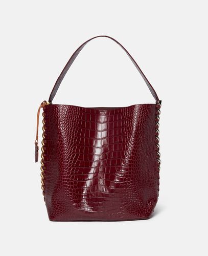 Frayme Tote Bag mit Kroko-Prägung, Frau - Stella McCartney - Modalova