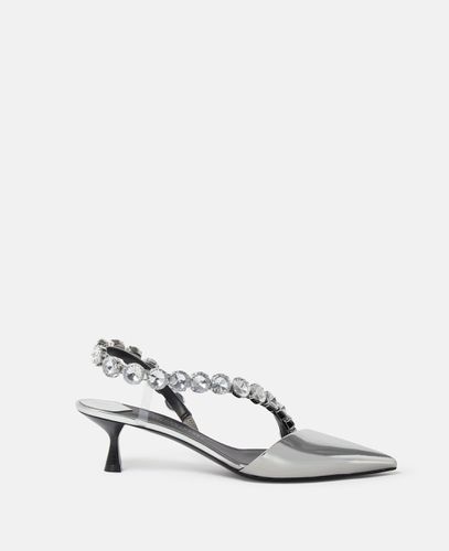 Scarpe con tacchi a punta Stella Iconic Crystal D'Orsay, Donna, , Taglia: 36 - Stella McCartney - Modalova