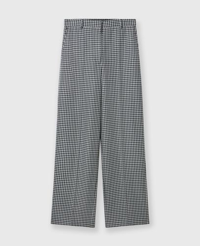 Low-Rise Check Straight-Leg Trousers, Woman, , Size: 38 - Stella McCartney - Modalova