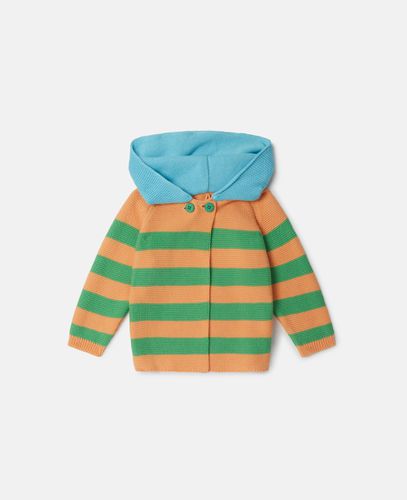 Striped Bumblebee Hooded Cardigan, Donna, , Taglia: 3m - Stella McCartney - Modalova