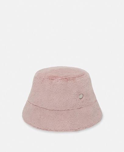 Cappello a Secchiello in Morbido Teddy, Donna, , Taglia: 57 - Stella McCartney - Modalova