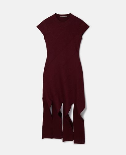 Abito midi in Lurex a coste, Donna, , Taglia: XL - Stella McCartney - Modalova