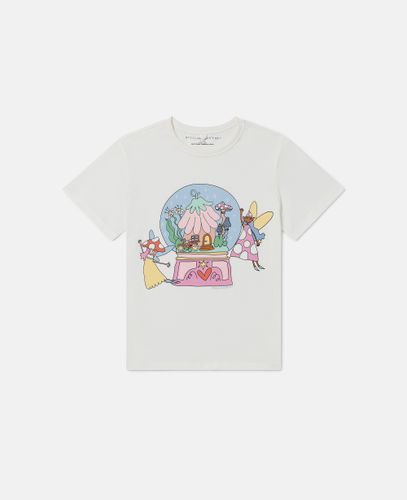 Fairies Print Crewneck T-Shirt, Woman, , Size: 4 - Stella McCartney - Modalova