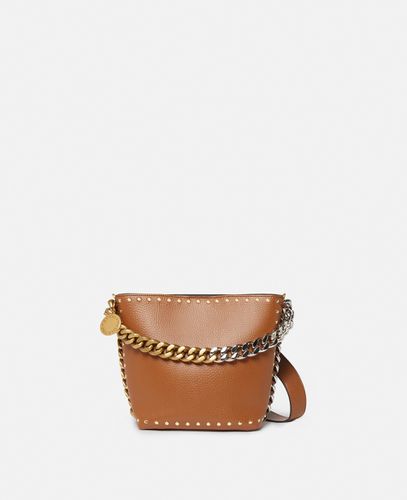 Frayme Bucket Bag aus genarbtem Alter Mat mit Nietenbesatz, Frau - Stella McCartney - Modalova