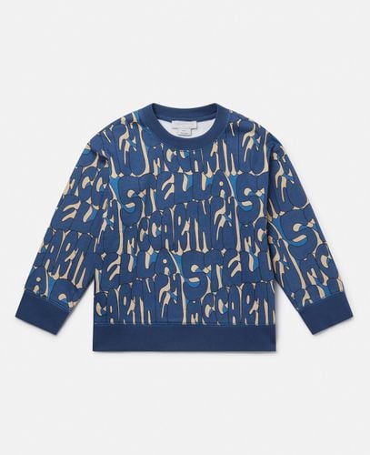 Sweatshirt mit Stella Print, Frau, /, Größe: 8 - Stella McCartney - Modalova