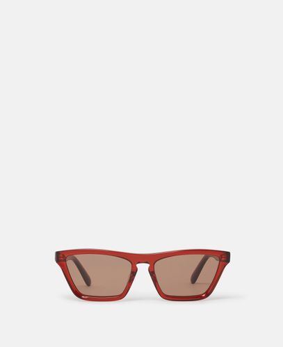 Rectangular Cat-Eye Sunglasses, Woman - Stella McCartney - Modalova