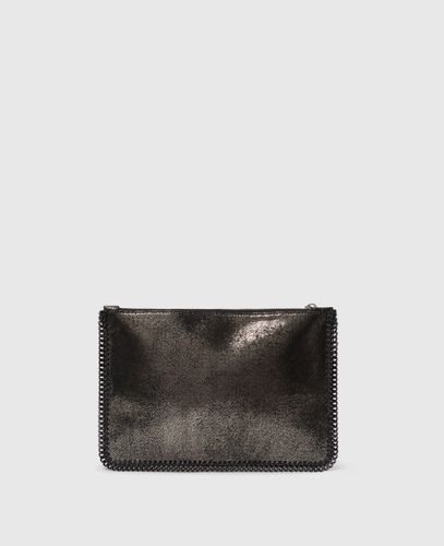 Pochette con Zip Falabella Metallizzata, Donna - Stella McCartney - Modalova