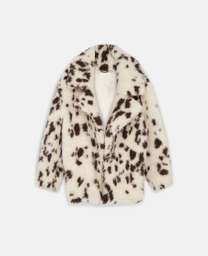 Teddy-Jacke mit Appaloosa-Print, Frau, , Größe: 36 - Stella McCartney - Modalova