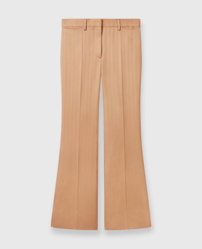 Low-Rise Striped Flared Trousers, Woman, , Size: 42 - Stella McCartney - Modalova