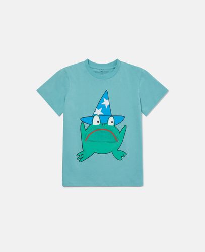 Frog Graphic Crewneck T-Shirt, , Size: 4 - Stella McCartney - Modalova