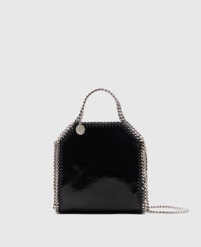 Falabella Tiny Tote Crinkled Patent Bag, Woman - Stella McCartney - Modalova