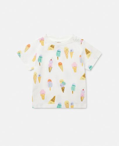 Ice Print T-Shirt, Donna, , Taglia: 24m - Stella McCartney - Modalova