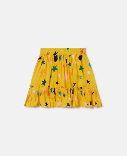 Star Print Tiered Skirt, , Size: 3 - Stella McCartney - Modalova