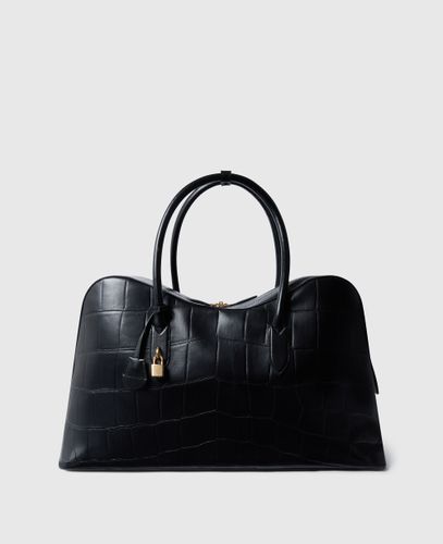 Ryder Crocodile-Embossed Weekender Bag, Woman - Stella McCartney - Modalova
