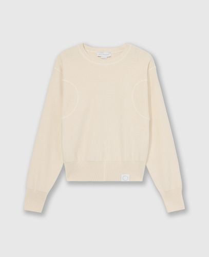 Maglione Corto Girocollo in Kelsun, Donna, , Taglia: M - Stella McCartney - Modalova