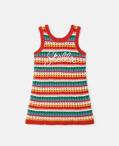 Stella Embroidered Crochet Sleeveless Dress, , Size: 5 - Stella McCartney - Modalova