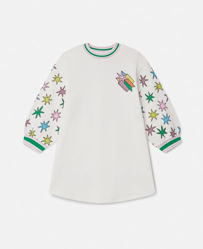 Abito Felpa con Stelle Luminose, Donna, , Taglia: 3 - Stella McCartney - Modalova