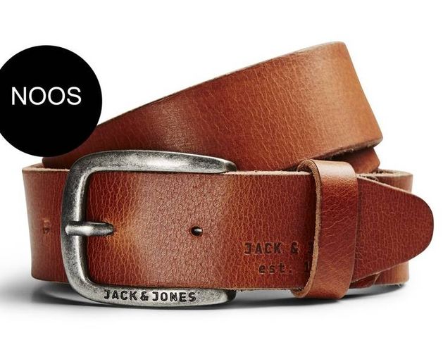 Männer Leder Gürtel Paul Mocha Bisque - Jack&Jones - Modalova