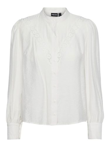 Pcbraiden Lace Long Sleeved Shirt - Pieces - Modalova