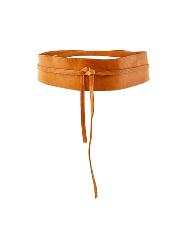 Leather Waist Belt - Pieces - Modalova