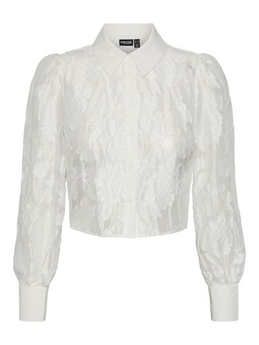 Pcfreja Camisa De Corte Cropped - Pieces - Modalova