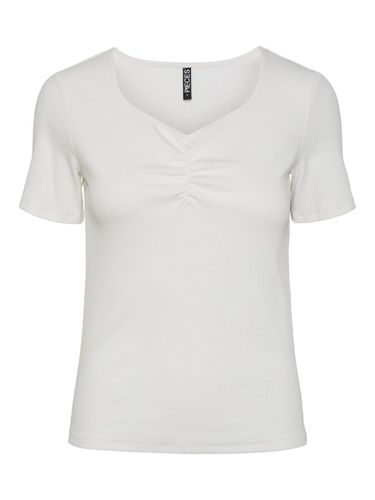 Pctania Short Sleeved Top - Pieces - Modalova