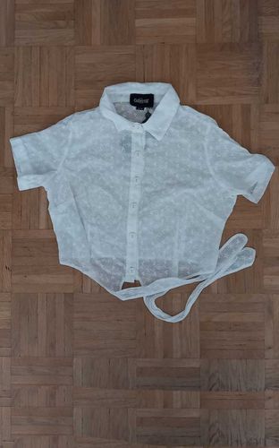 Letzte Chance - Collectif Bindebluse Sammy Broderie Anglaise #L / UK14 - Rockabilly Rules (DACH) - Modalova
