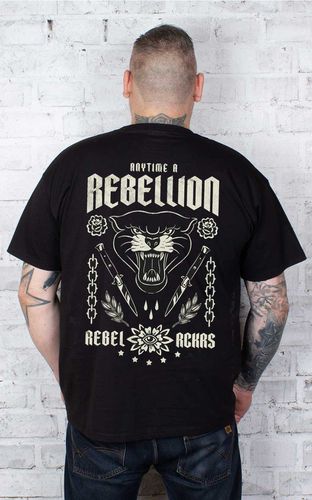T-Shirt Anytime for a Rebellion #L - Rebel Rockers - Modalova