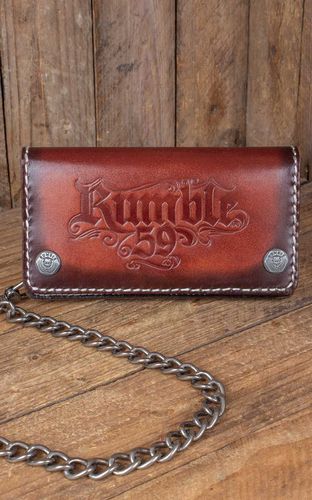 Leder Wallet "sunburst" handmade - Rumble59 - Modalova