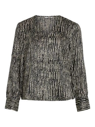 Long-sleeved V-neck Blouse - Vila - Modalova