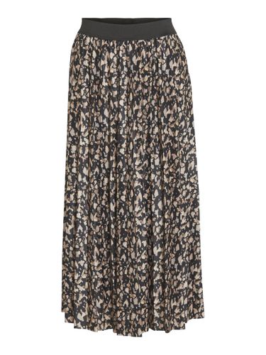 Pleated Midi Skirt - Vila - Modalova