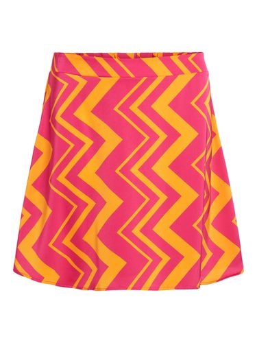 Patterned Mini Skirt - Vila - Modalova