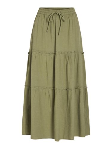 Cotton Maxi Skirt - Vila - Modalova