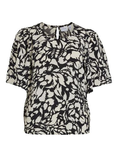 Round Neck Short Sleeved Top - Vila - Modalova